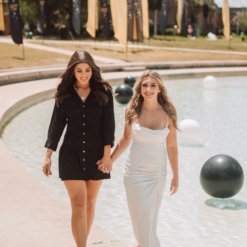 Black Button-Up Dress - Zara